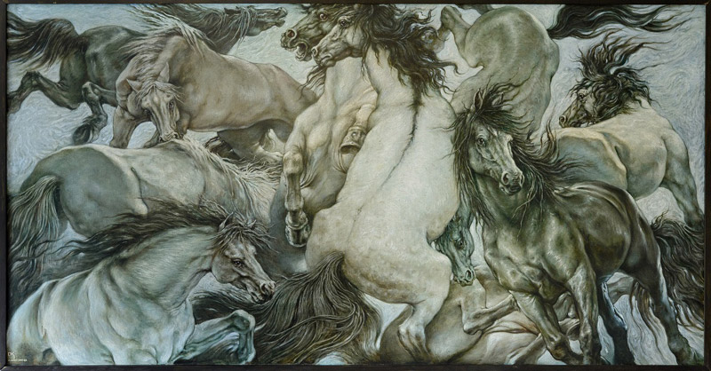 Painting «Horses»