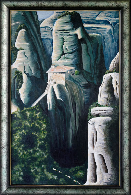 Картина «Монастырь» - пленэрный пейзаж Юлии Терновской